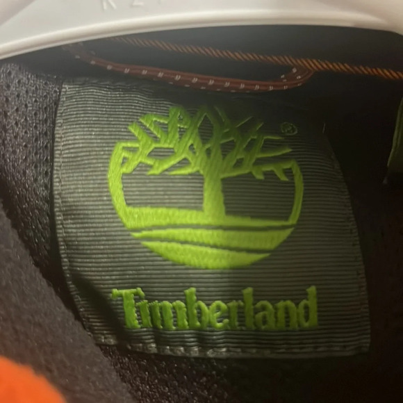 FINAL PRICE DROP Timberland Men's Orange and Black Fleece Vest - Picture 8 of 11